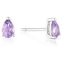 H. Samuel Children'S Sterling Silver Earrings. Cubic Zirconia Heart Earrings