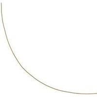 H. Samuel 9Ct Yellow Gold Necklace. Solid 18" Dainty Curb Chain