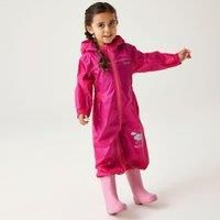 Regatta Unisex Kids Puddle IV All-in-One Suit, Pink (Jem), 24-36 months