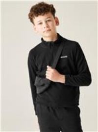 Regatta Kids Hot Shot II 1/2 Zip Fleece - Black - 3-4 Yrs
