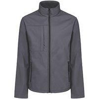 Regatta TRA688 1QJ80 Men/'s Octagon Ii 3 Layer Membrane Softshell Jacket, X-Large, Grey (Seal Grey/Black)