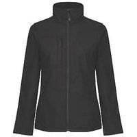 Regatta Women/'s Ladies Octagon Ii Softshell Jacket, Black (Black), 18 (Manufacturer Size:18)