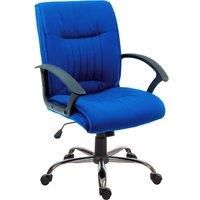 Teknik Office B8801BL Mayfair Fabric Chair - Blue