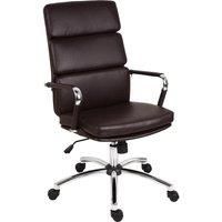 TEKNIK Deco 1097BN Faux-Leather Tilting Executive Chair - Brown