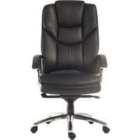 Teknik Office Claude Leather Faced Executive Chair in Black