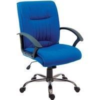 Teknik Milan Blue Fabric Executive Chair