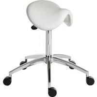 TEKNIK 6926WH Polyurethane Tilting Perch Chair  White