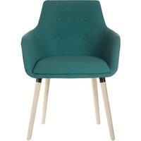 TEKNIK 4Legged Fabric Reception Chair  Jade
