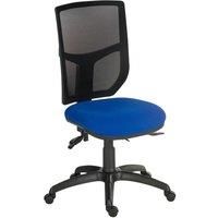 TEKNIK Ergo Comfort Mesh Tilting Operator Chair  Blue, Blue