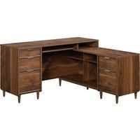 Teknik Office Clifton Place Walnut Corner Desk