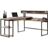 TEKNIK Streamline Lshaped Desk  Salt Oak