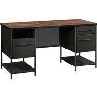 Teknik Office Boulevard Caf Desk with Black Finish