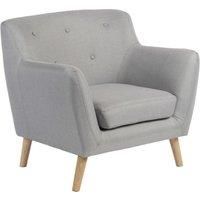 TEKNIK Skandi Fabric Reception Chair  Grey