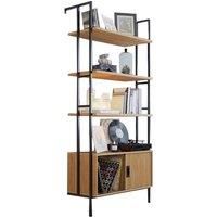 TEKNIK Hythe 5426436 Wall-Mounted Bookcase - Serene Walnut