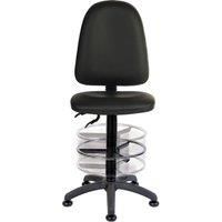 Teknik Office Draughter Ergo PU Chair, black