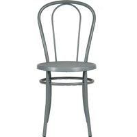 TEKNIK Urban Bistro Metal Chair - Dove Grey, Set of 4
