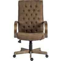 TEKNIK Warwick 7400 Fabric Tilting Executive Chair - Suede