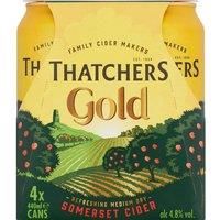 Thatchers Gold Cider 4 x 440ml