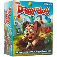 IDEAL | Diggy The Dog: Hide your treasure from the pup but be careful he might dig it up! | Kids Games | 2-4 Players | Ages 4+