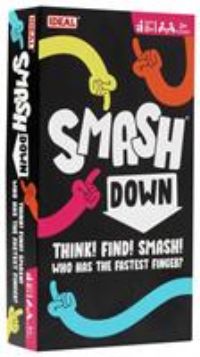 Ideal | Smash Down: Think! Find! SMASH! Who has the fastest finger£ | Family Party Games | 3+ Players | Ages 8+