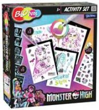 Blopens John Adams Monster High Colouring Activity Set: Arts and Craft Kit, create amazing airbrush pictures of Monster High characters, for ages 5+