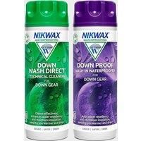 Nikwax Down Wash.Direct and Down Proof, for Cleaning and Waterproofing Down Clothing, Gear, Sleeping Bags, Twinpack, 2x 300ml