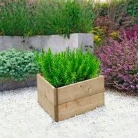 Triangular Timber Raised Bed -Ideal for flower beds ,herb planter & more