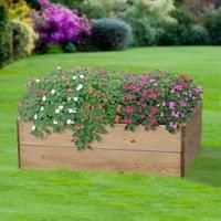 Greena® Rectangular Raised Bed - Ideal Herb Planter/Flower Planter - 60(W) cm x 90(L) cm x 30(H) cm