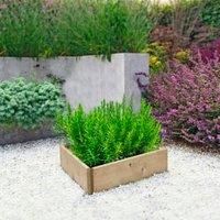 Greena® Triangular Raised Bed - Ideal Herb Planter/Flower Planter - 60(L) cm x 15(H) cm