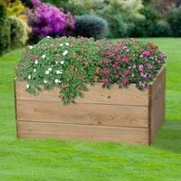 Rectangle Timber Raised Bed - 3 Tier - Ideal for flower bed,herb planter & more