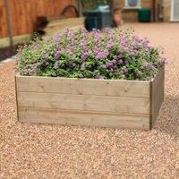 Rectangle Timber Raised Bed - 3 Tier - Ideal for flower bed,herb planter & more