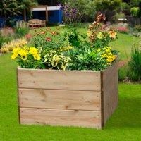 Square Timber Raised Bed -Ideal for flower beds ,herb planter & more