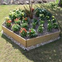 Greena® Pentagonal Raised Bed - Ideal Herb Planter/Flower Planter (120(L) cm x 30(H) cm)