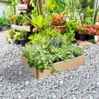 Greena® Triangular Raised Bed - Ideal Herb Planter/Flower Planter - 90(L) cm x 15(H) cm
