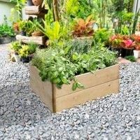 Greena® Triangular Raised Bed - Ideal herb Planter/Flower Planter - (90(L) cm x 30(H) cm)
