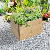 Greena® Triangular Raised Bed - Ideal Herb Planter/Flower Planter - 90(L) cm x 45(H) cm