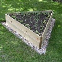 Greena® Triangular Raised Bed - Ideal Herb Planter/Flower Planter - 120(L) cm x 30(H) cm