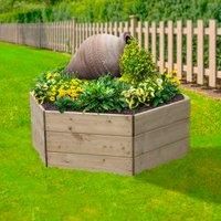 Pentagonal Timber Raised Bed - 3 Tier - Ideal for flower bed,herb planter & more