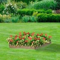 Greena® Hexagonal Raised Bed - Ideal herb Planter/Flower Planter - (90(L) cm x 15(H) cm)