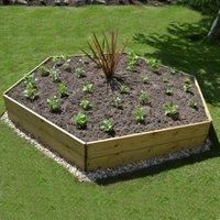 Greena Hexagonal Raised Bed - 300 x 2400 x 2400mm