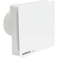Manrose CSF100S 100mm Axial Bathroom Extractor Fan White 240V (378GY)