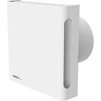 Manrose Quiet Fan X5 Conceal/ QF100SX5OP 100mm (4") Axial Bathroom Extractor Fan White 220-240V (445JL)