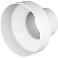 Airvent 125 Round Ducting Reducer 125-100mm in White