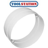 Straight Round Pipe Connector 100mm