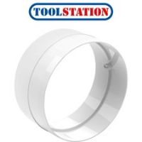 Straight Round Pipe Connector 125mm