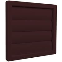 Airvent Wall Outlet Gravity Flap 125mm in Brown