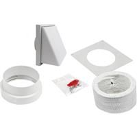 Airvent Cooker Hood Flexi Kit 125mm x 1m in White