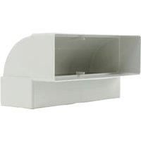 Manrose 90 Vertical Duct Connector - 204 x 60mm