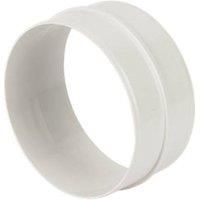 Manrose Round Pipe Connector White 125mm (46702)