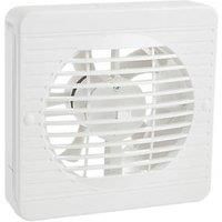 Manrose XF150BS 150mm Axial Kitchen Extractor Fan White 240V (11640)